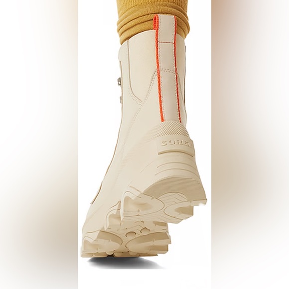 BRAND NEW SOREL BREX BOOT LACE WP Bleached (Ceramic/Optimized Orange) W 8.5 US - Picture 9 of 14